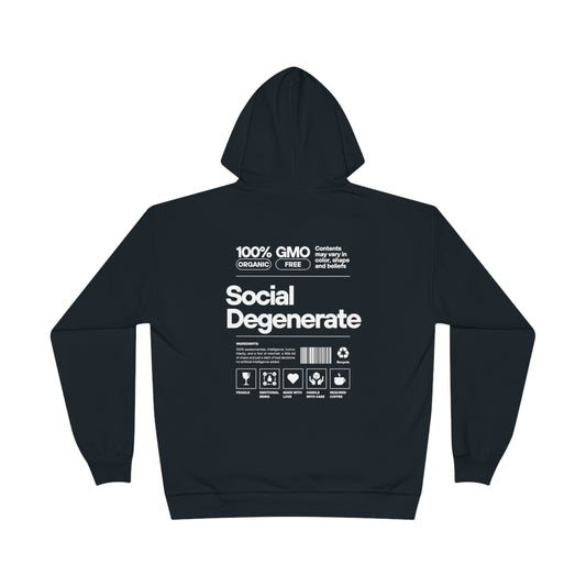 Social Degenerates Vintage Drip Smiley Hoodie