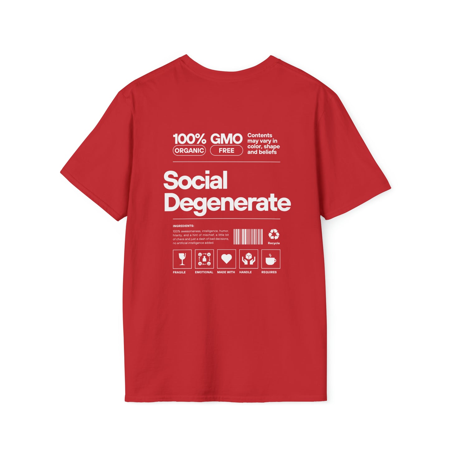 Social Degenerates Vintage Fake Smile Tee