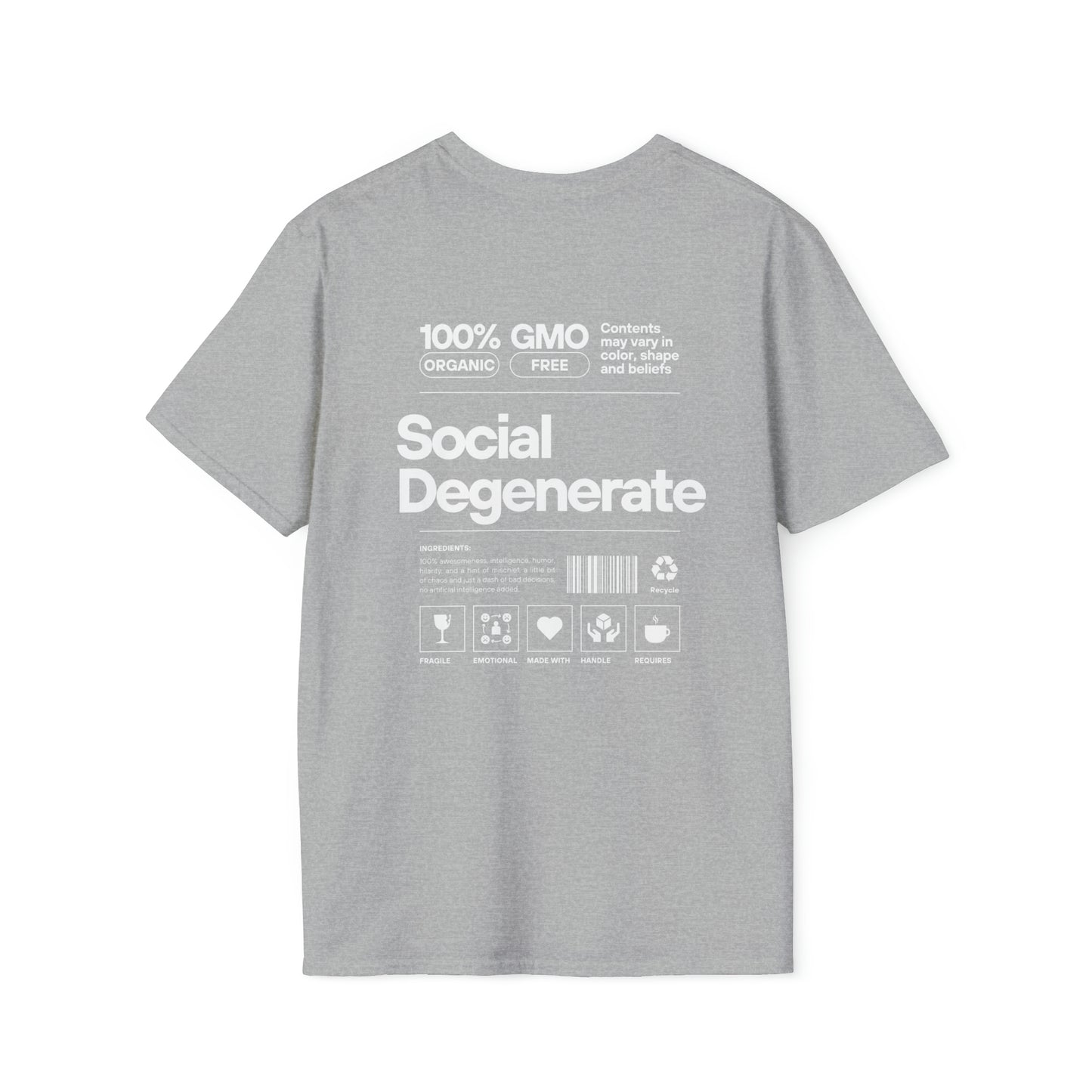 Social Degenerates Vintage Fake Smile Tee